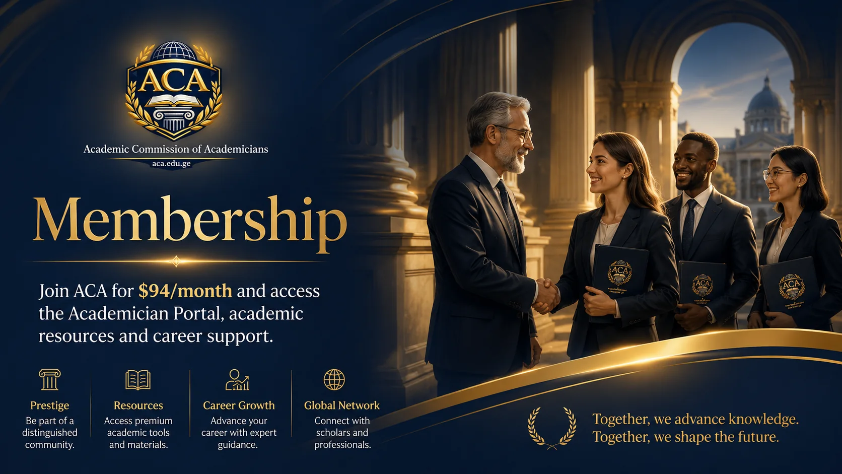 Membership - USD 94/month - Academic Commission of Academicians