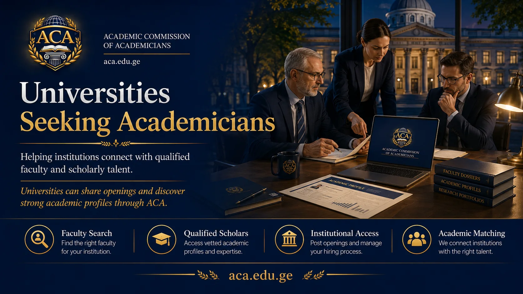 Universities Seeking Academicians - Academic Commission of Academicians